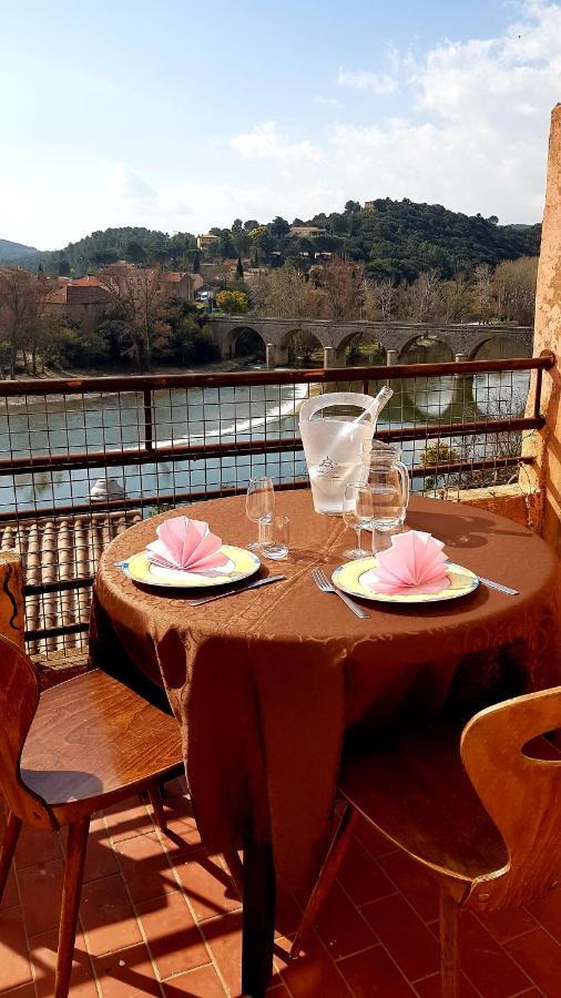 Joli Appartement, Terrasse Plein Sud Roquebrun Dış mekan fotoğraf